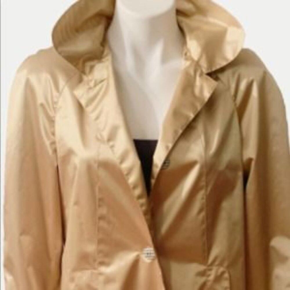 Giacca Gold Jacket Raincoat Size 12 - Picture 2 of 14
